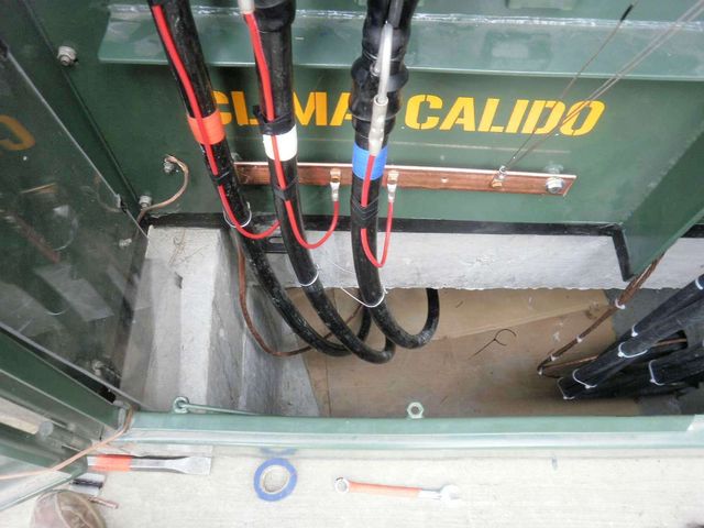 Conexión de cableado a Transformador de Pedestal